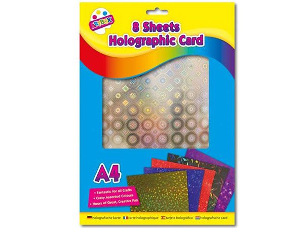 Art Box 8 Sheet Holographic Card